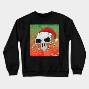 Santa Skull "Merry Christmas" Crewneck Sweatshirt